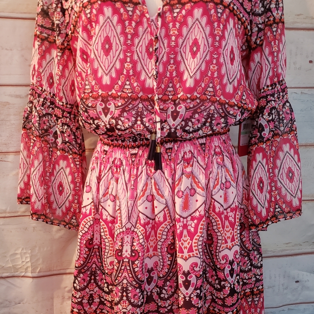Vince Camuto Boho Bohemian Festival Summer Dress